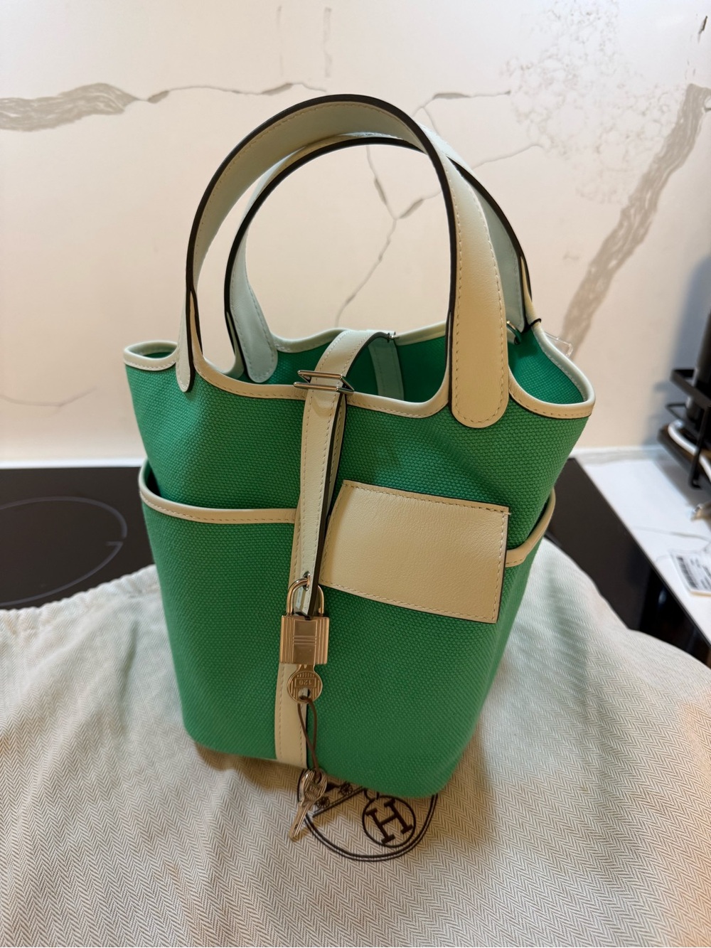 Hermes Picotin rock cargo pm green very comic very fizz